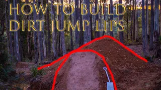 How to build dirt jump lips
