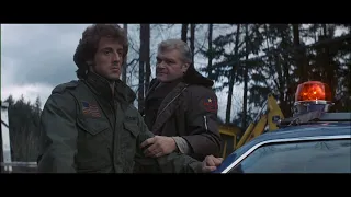 Первая встреча Рэмбо и шерифа - Рэмбо: Первая кровь (1982)