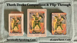 Thoth Decks Comparison & Flip Through
