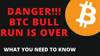 Bitcoin BTC Bull Run Is Over | Crypto Market Prediction