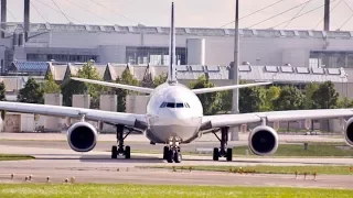 Lufthansa Airbus A340-600 Special Landing and Takeoff at Munich Airport