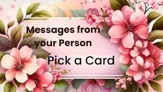 MESSAGES FROM YOUR PERSON🌈🌈PICK A CARD🔥🔥TIMELESS TAROT READING