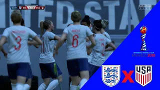 INGLATERRA X ESTADOS UNIDOS - COPA DO MUNDO FEMININA - SEMIFINAL - 02/07/2019 - FIFA 2019