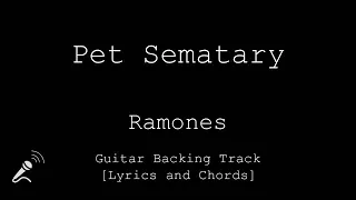 Ramones - Pet Sematary - VOCALS - Guitar Backing Track