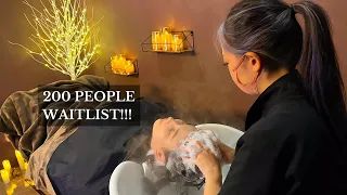 ASMR 200 PEOPLE ARE WAITING FOR 3 MONTHS TO ENTER THIS HEAD SPA IN TOKYO (KICHIJOJI) JP(SOFT SPOKEN)
