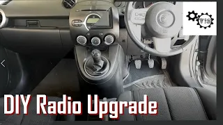 Installing an aftermarket radio in a Mazda 2