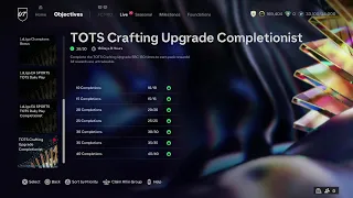 TOTS Crafting Upgrade Objective Completed - EA Sports FC 24 Ultimate Team