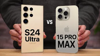 Samsung Galaxy S24 Ultra VS iPhone 15 Pro Max