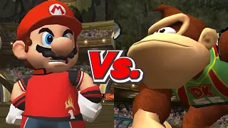 Super Mario Strikers - Mario/Birdo Vs. Donkey Kong/Hammer Bros