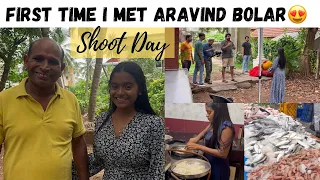 First Time I Met Aravind Bolar😍Shoot Day| Rakshita Tulu Talks #shootday #rakshita #mangalore #tulu