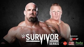 who can crush  the beast (Brock Lesnar) //Brock Lesnar vs Goldberg at Survivor Series 2016