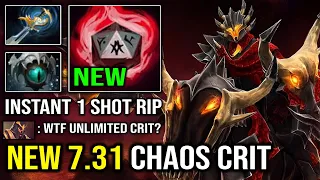 NEW 7.31 Chaos Strike Creep Instantly 1 Shot Everything with Nonstop Godlike Chaos Knight Dota 2
