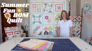 Summer Fun Block of the Month Quilt
