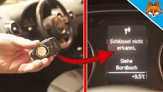 Auto Notöffnen und starten, wenn die Autoschlüsselbatterie LEER ist 💥