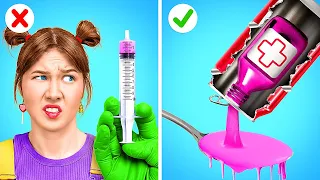 DOKTOR vs. SCHÜLER 💊 coole DIY-Ideen und Hacks für schlaue Eltern auf 123 GO! SCHOOL