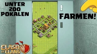 UNTER 200 POKALEN FARMEN! || CLASH OF CLANS || Let's Play CoC [Deutsch/German HD]