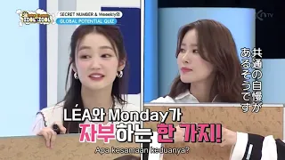 Secret Number VS Weekly Idol lomba Kecerdasan Sub Indo bersama Leeteuk dan Yesung