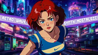 RetroWave chill neon city | Synthpop nostalgic | Cyberpunk electro arcade mix by RETRO P.O.U.M WAVE