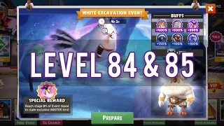 Angry Birds Evolution: White Excavation Event - LEVEL 84 & 85 GAMEPLAY