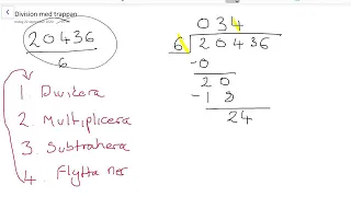 Division med trappan