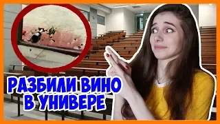 РАЗБИЛИ ВИНО ПЕРЕД ПРЕПОДОМ В УНИВЕРЕ / Смешные студенческие истории