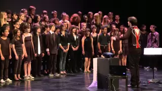 "ma vie en l'air" - Jeanne Cherhal / chorale du Collège REVERDY (Sablé sur Sarthe - Marc Leroy)