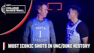 UNC vs. Duke ICONIC SHOTS with Gary Striewski and Randy Scott 🏀 | ESPN College Basketball