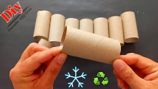 so beautiful! recycling idea with toilet paper rolls ❤️