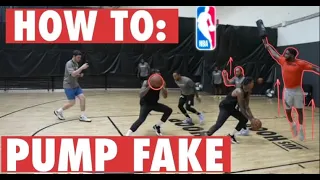 HOW TO: Pump Fake like an NBA player (Jordan Clarkson, Miles Bridges, DeAndre Jordan)