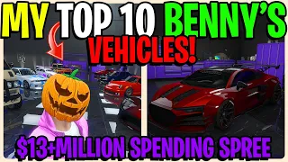 Buying And Ranking My Top 10 Benny's Vehicles In GTA 5 Online (Spending Spree)