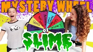 Mystery Wheel Of Slime Challenge!!!