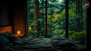 “Wet summer rains” - Warm Room with Soft Rain Sounds&Soothing Piano for Sleeping⛈ Deep Sleep,Calming