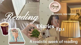 How much do I REALISTICALLY Read In Week?🎀📖🦢| Reading Diaries ep.1 (non-spoiler)🤍