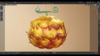 blender devil fruit quick modelling