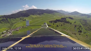 Solar-powered 81 hour endurance world record flight
