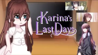 karina's last days reacts // limited extra time reacts // GCRM // reupload