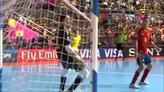 Amazing Goal Falcão ! Brazil 3x2 Spain - World Cup Futsal Thailand 2012