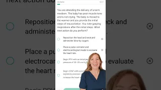 Neonatal Resuscitation Provider Exam practice question (NRP)