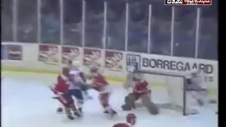 1990 Norway - USSR (national team of clubs) 1-5 Friendly ice hockey match