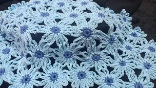 Easy crochet tutorial flower motif