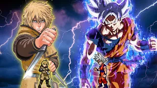 Thorfinn(New) VS Goku DBS 3.5(All Form) in Jump Force Mugen