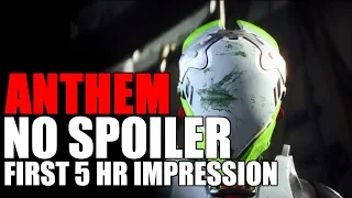 ANTHEM | First 5hr impressions NO SPOILERS