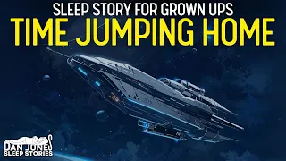 TIME JUMPING HOME Sleep Story for Grown Ups | Storytelling and Rain | Black Screen