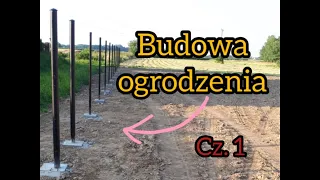 Ogrodzenie z siatki. Budowa ogrodzenia cz.1