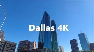 Dallas 4K - Drive - Driving Downtown - USA