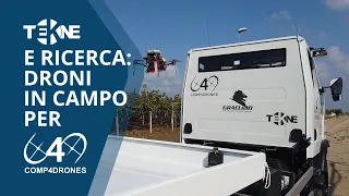 COMP4DRONES | TEKNE POCn2: Cooperazione tra veicolo Base Station e UAV