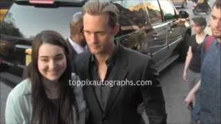 Alexander Skarsgard - Signing Autographs at 'What Maisie Knew' Premiere in NYC