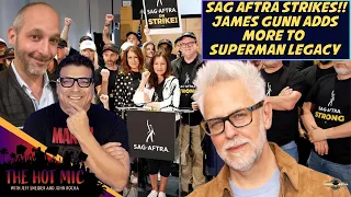 SAG AFTRA Officially Strikes, James Gunn Adds More Heroes to Superman Legacy - THE HOT MIC