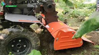 Shrachi 8D6 Weeder with Back Rotary Attachment
