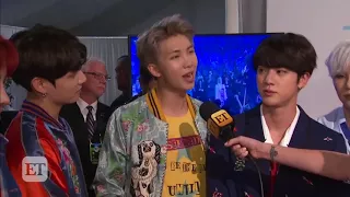 ET: BTS Reveals What Their 'Dream' American Music Awards Performance Experience Was Like